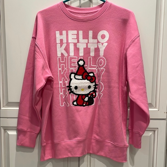 Hello Kitty Sweaters - HELLO KITTY Holiday Pink Sweatshirt 💕